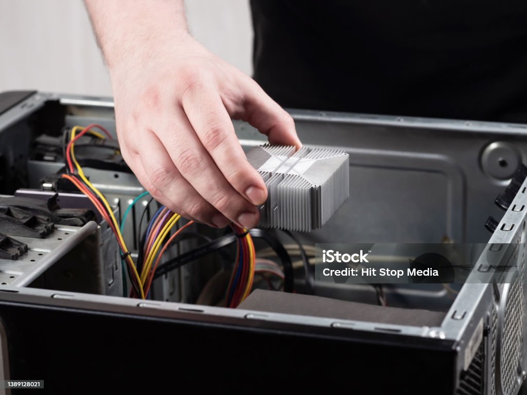 Cooler Assembly Computer Cooling System Radiator Computer Repair Personal Computer Assembly Pc ...