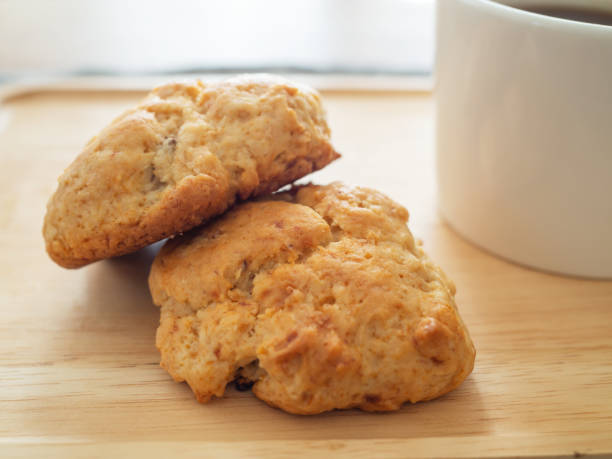 istock Banana scones and cup of coffee 1389130554