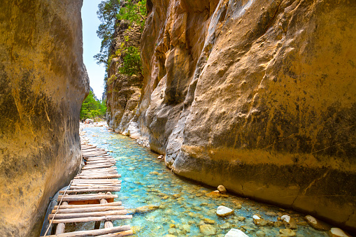 Samaria Gorge. Crete, Greece