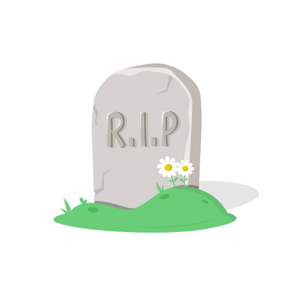 tombstone icon flaches design. - grabmal stock-grafiken, -clipart, -cartoons und -symbole