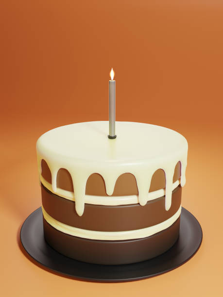 istock 3d birthday cake, three tier celebration cake concept stock photo 1389138347