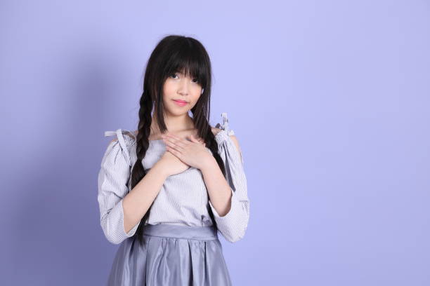 istock Purple Preppy Girl 1389139912