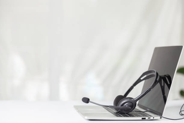 istock Communication support, call center and customer service help desk.for (call center) concept 1389142129