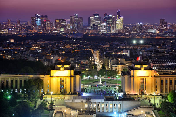 istock Bird view at Paris, France 1389142144