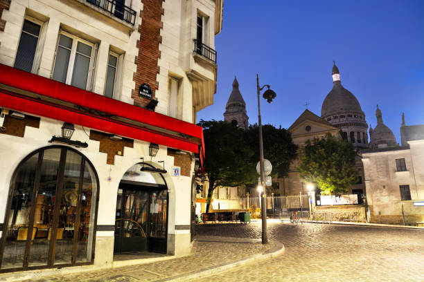 istock Montmartre at night, Paris 1389142159