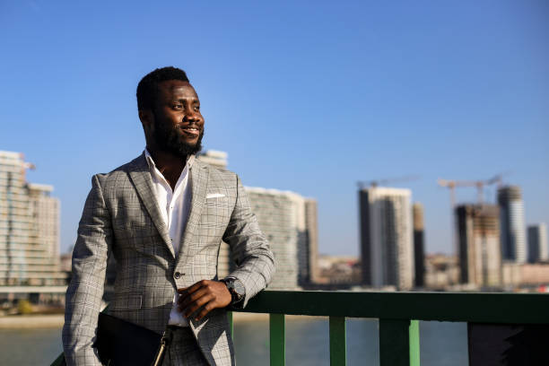 istock Modern African businessman 1389142439