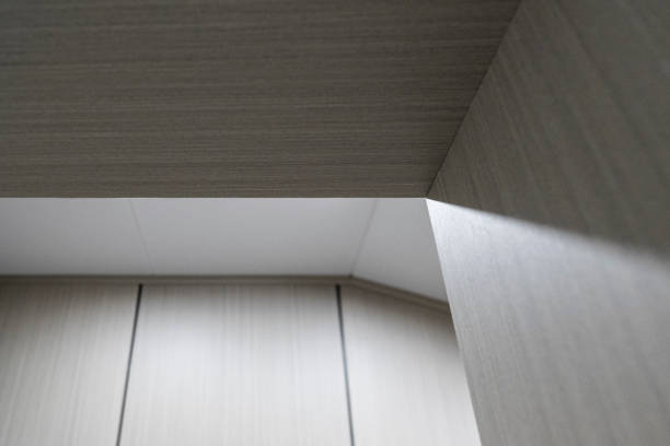 istock An interior corridor of a modern building 1389148511