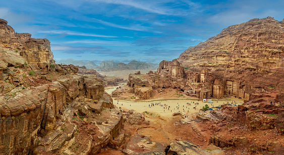 One of the wonders of the world Petra Jordan a spectacular and undiscovered land