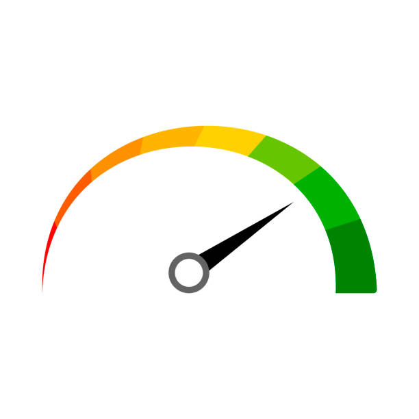 広告測定評価ベクトルを測定するためのインデックス機器 - speedometer measuring skill dashboard点のイラスト素材／クリップアート素材／マンガ素材／アイコン素材