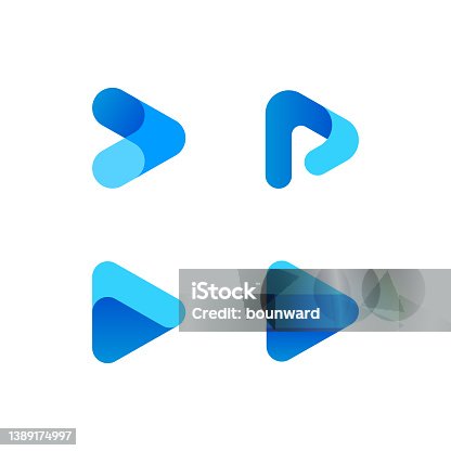 istock Blue Play Media Button Logo 1389174997