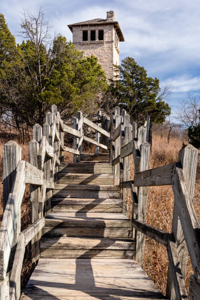 istock Stairs to Water Tower 1389185716