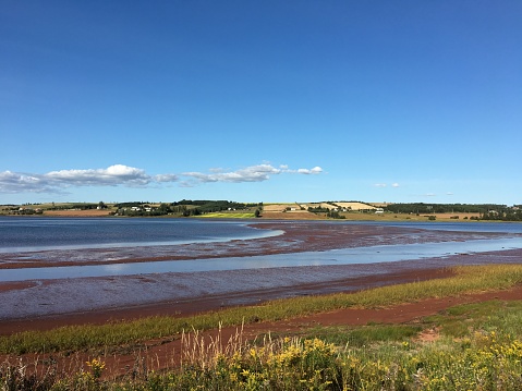 September low tide in Victoria Harbour on Prince Edward Island.