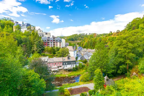 Best of the touristic village Monschau, located in the hills of the North Eifel, within the Hohes Venn â Eifel Nature Park in the narrow valley of the Rur river.