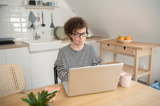 istock Woman working from home 1389199173