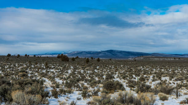 istock Winter in Eastern Oregon, USA 1389206236