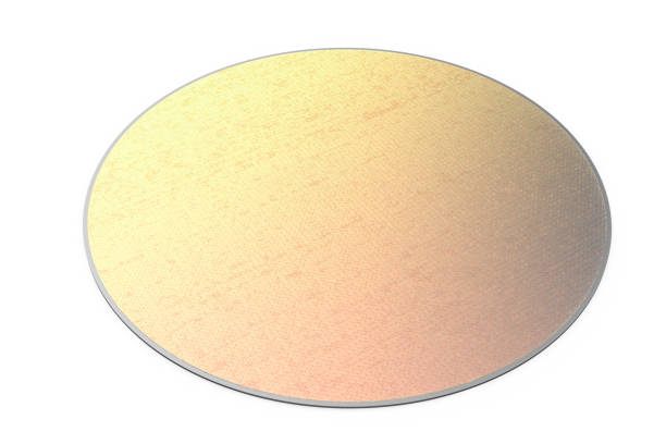 istock Silicon wafer plates for semiconductor manufacturing 1389207772