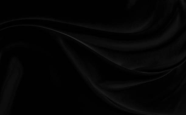 istock Black gray satin dark fabric texture luxurious shiny that is abstract silk cloth background with patterns soft waves blur beautiful. 1389214352