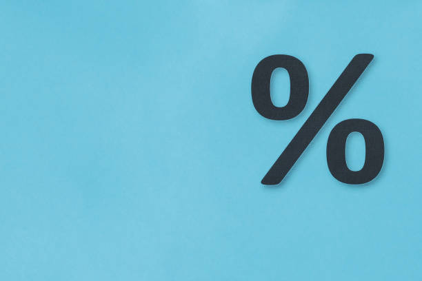 istock Sticker with the percent symbol. 1389220796