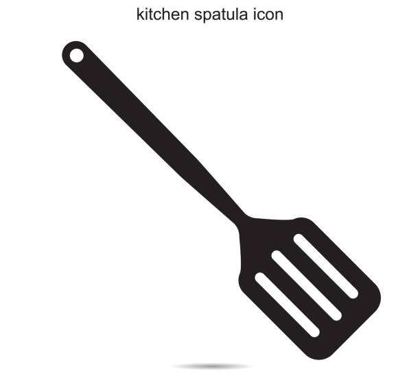illustrations, cliparts, dessins animés et icônes de icône de spatule de cuisine - spatula