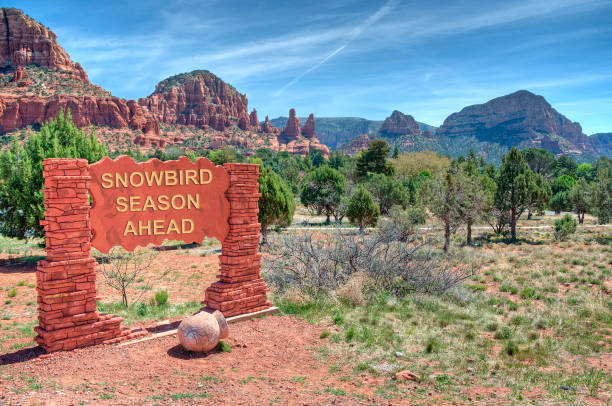 istock Snowbird Season Ahead Sign 1389235255