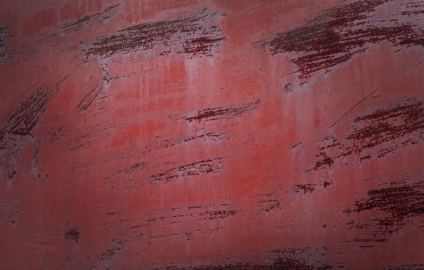 istock Background from an old sheet of metal with copy space 1389244672