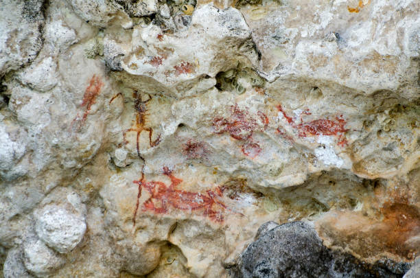 istock rock art, Arguni Island, West Papua, Indonesia 1389247983