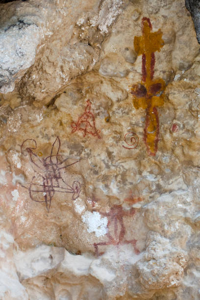 istock rock art, Arguni Island, West Papua, Indonesia 1389248036