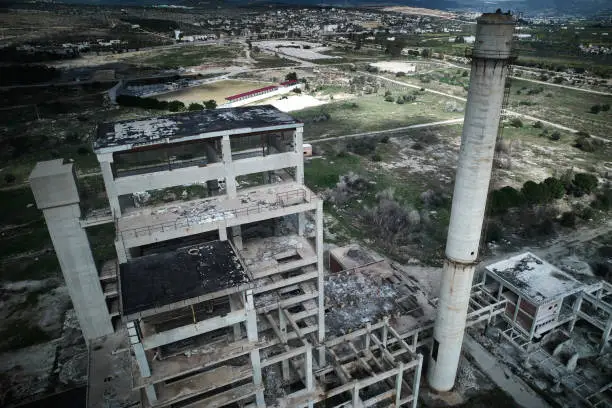 Photo of Chimney of abandoned plant