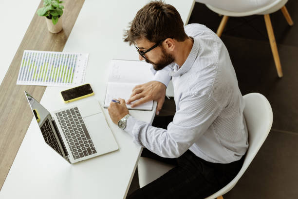 istock Businessman Working in the Office 1389269305