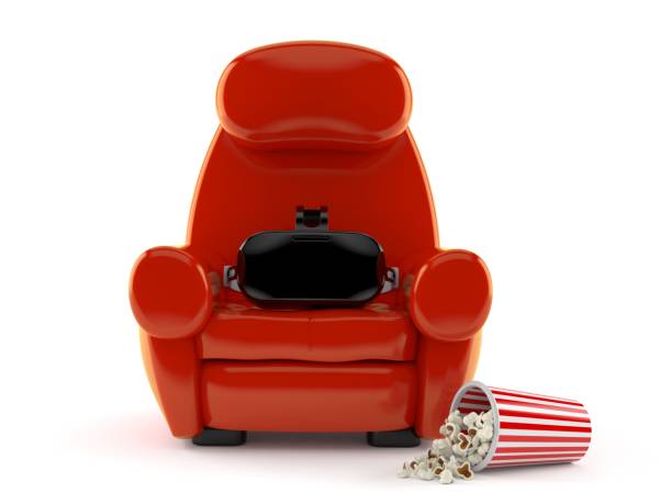 istock VR headset with theater armchair and popcorn 1389277441