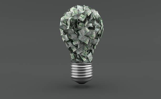 istock Polish currency in light bulb shape 1389280703