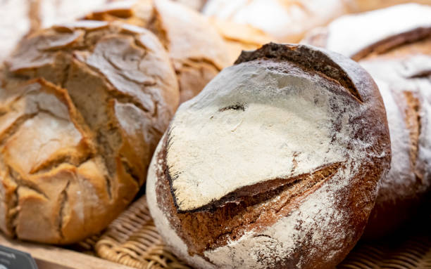 istock Homemade Loaf of bread fresh. 1389287627