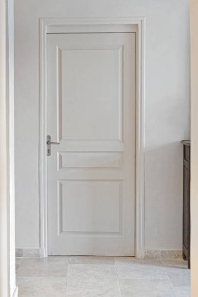 istock White wooden door 1389307566