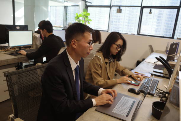 istock Business people work hard in the office 1389308464