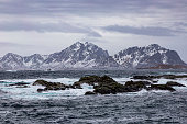Seascape near Nyksund  at Vesteralen Island in Norway