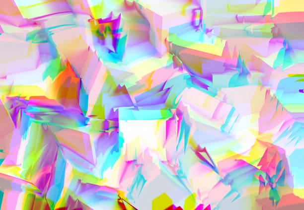 istock Abstract background with vibratn colorful ripple 1389326540