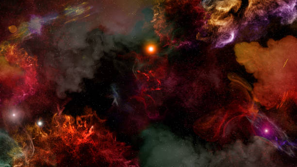 istock Background of galaxies and nebula illustration 1389328922