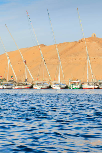 istock Dhow Sailboats on the Nile River in Egypt 1389333753