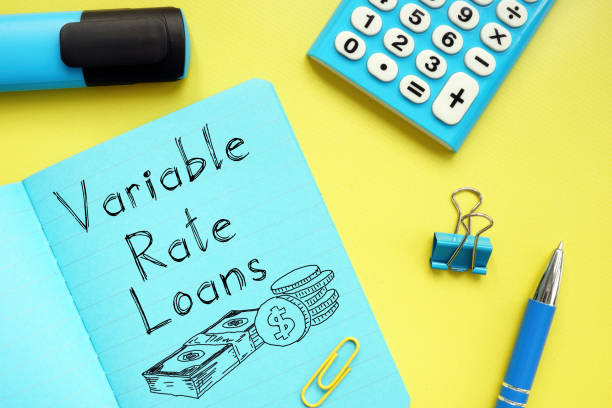 istock Variable Rate Loans are shown on the business photo using the text 1389342718