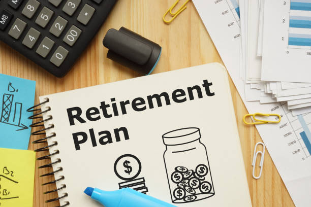 istock Retirement plan is shown on the business photo using the text 1389343710