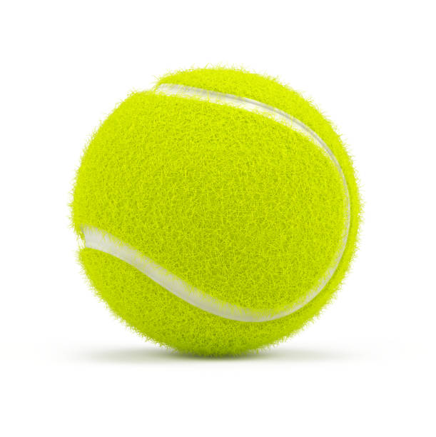 istock Tennis ball isolated on white - 3d rendering 1389344891