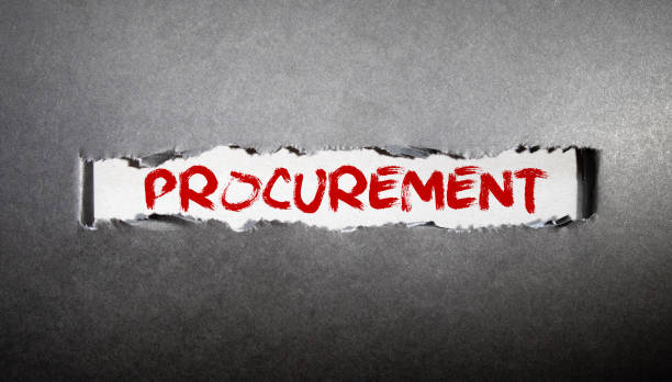 istock text PROCUREMENT on black torn paper. Business 1389373713
