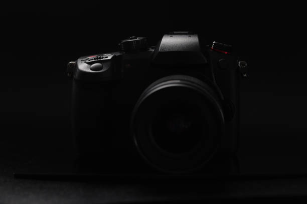 Modern camera model with black interface, good quality pictures, brand new device