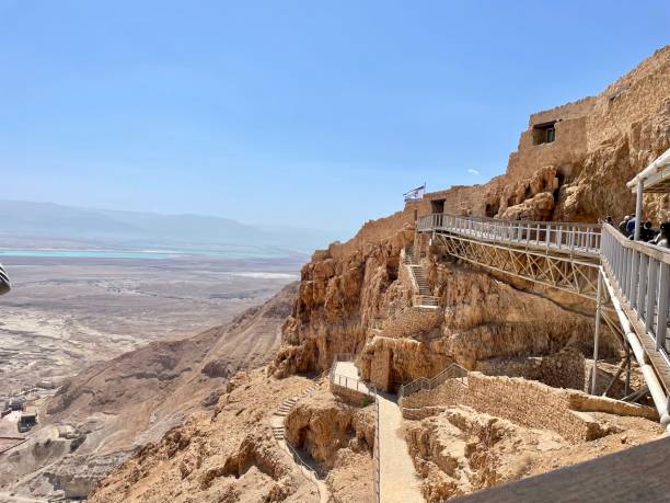 istock Walkway Up Mt Masada In Israel 1389384270