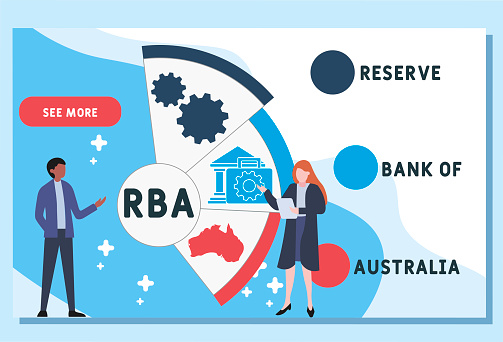 RBA - オーストラリア準備銀行の頭字語 - イラスト素材...