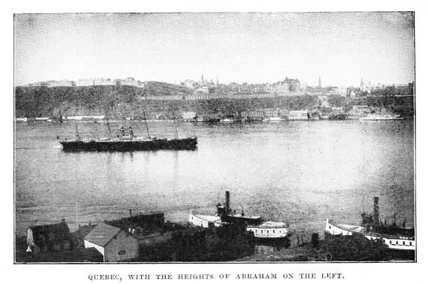 istock St. Lawrence River in Quebec and Heights of Abraham, Canada, 1898 1389396832