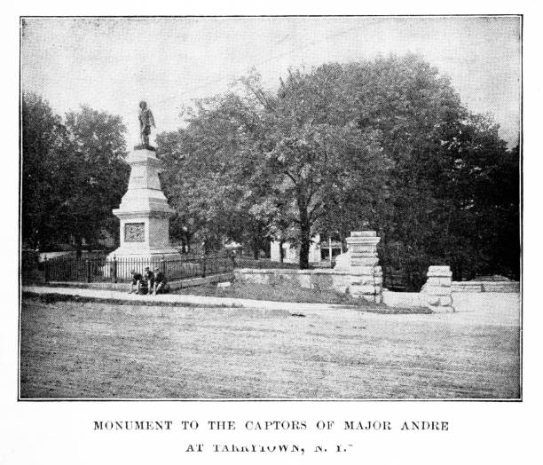 istock Monument to Men who Captured Major John Andre', Revolutionary War, US History 1389396883