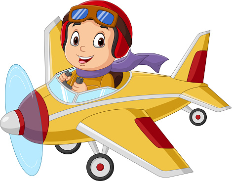 Dibujos animados avioneta volar hélice vehículo planos Motor privado Cesna  Cessna Jet vector gratis