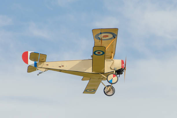 Lytham, lancashire/United kingdom – August 16th, 2025: Lytham Wartime Weekend features a historic Spitfire aircraft on static display. Ground crew attend to the plane as visitors observe the iconic fighter.