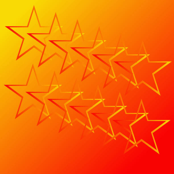 Fluffy star icon on soft space surface.